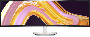 Dell UltraSharp 49 Curved USB-C Hub Monitor U4924DW, 5120 x 1440 at 60 Hz